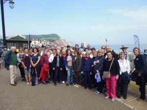 Twinning visit UK Sidmouth group